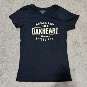Bacardi Oakheart spiced rum t-shirt